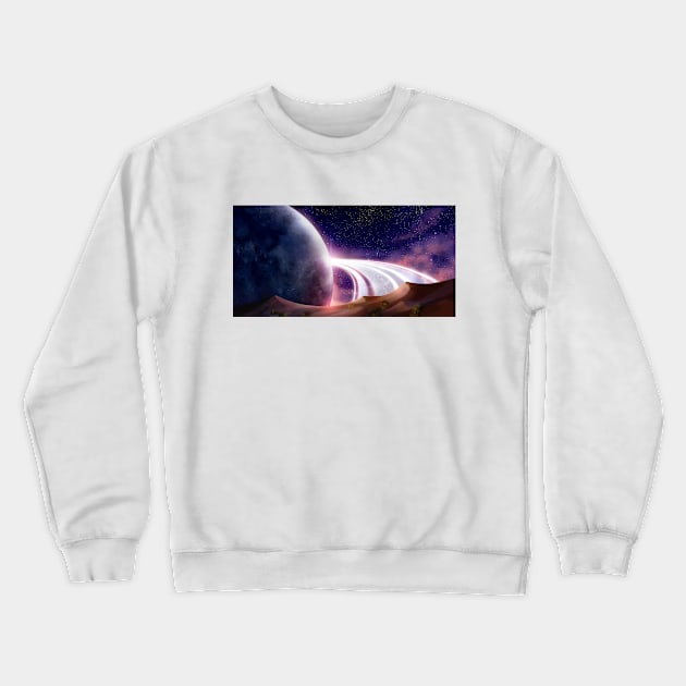 Ring of Universe Crewneck Sweatshirt by KucingKecil